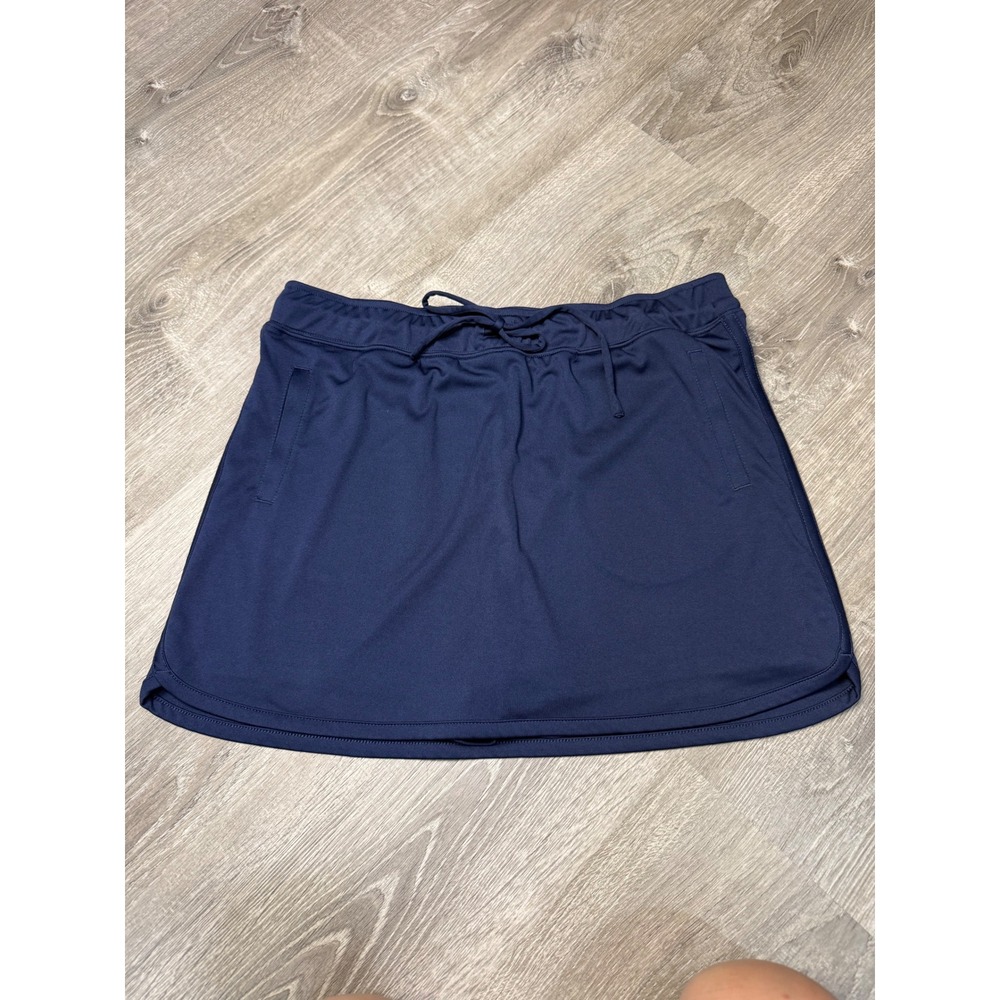 Callaway Womens Navy Blue Golf Skort Athletic Skirt with Pockets Size Large
